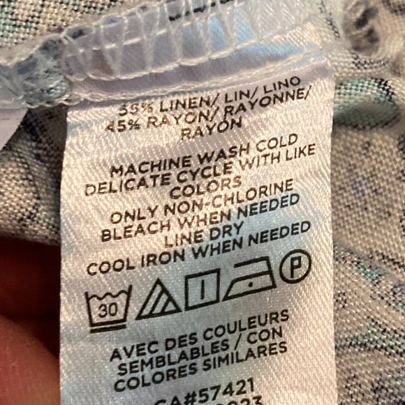 Loft Linen Blend Wrap Skirt - NWT - Picture 10 of 10